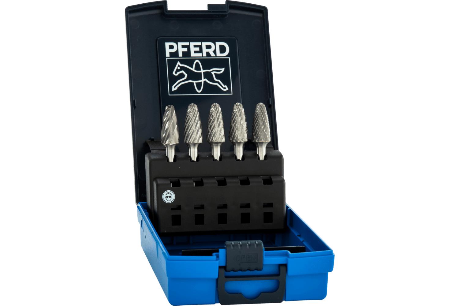 PFERD 26000016 Burr Set, 5 Pieces