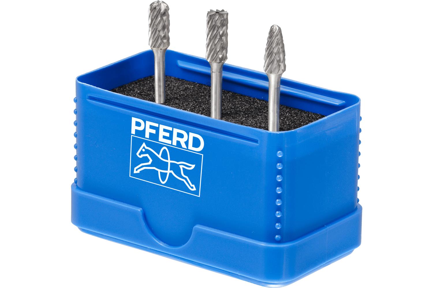 PFERD 21726550 High Performance Burr Set, Aluminum Cut, 5 Pieces