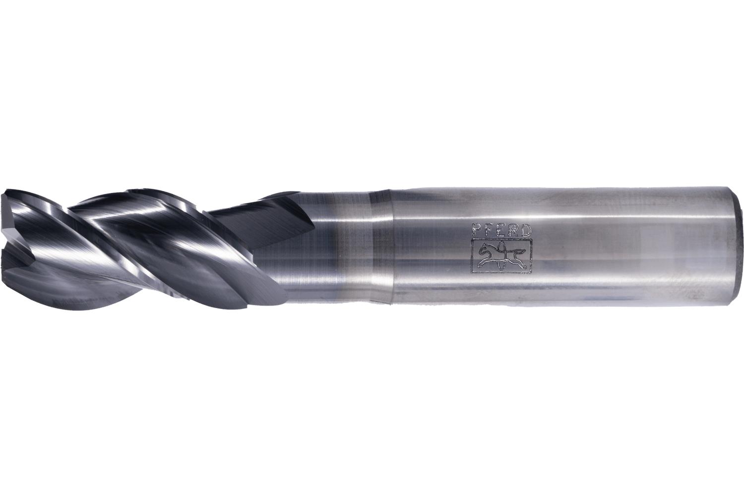 PFERD 23003048 Chamfered End Mill, 3/8 in Dia Cutter, (4) Flutes, 3/8 in Dia Shank, 2.5 in OAL