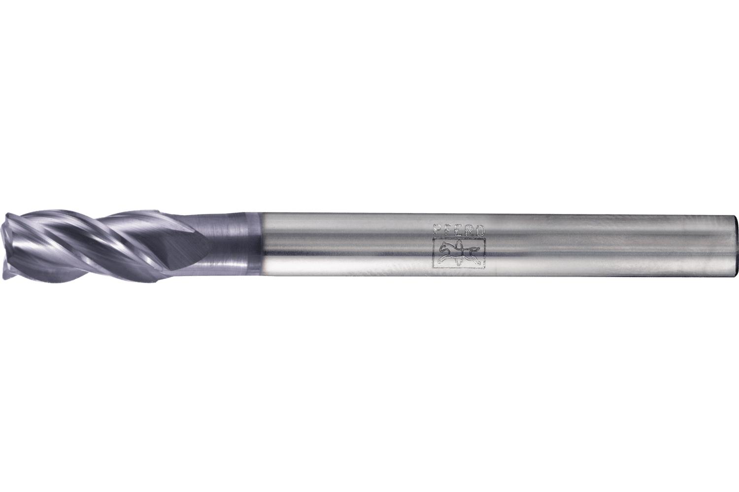 Seco Niagara Cutter 17014087 REM710 Non-Center Cutting Short Length Single End End Mill, 1/2 in Dia Cutter, 0.025 in Corner Radius, 1-1/4 in Length of Cut, 4 Flutes, 1/2 in Dia Shank, 3-1/4 in OAL, Uncoated