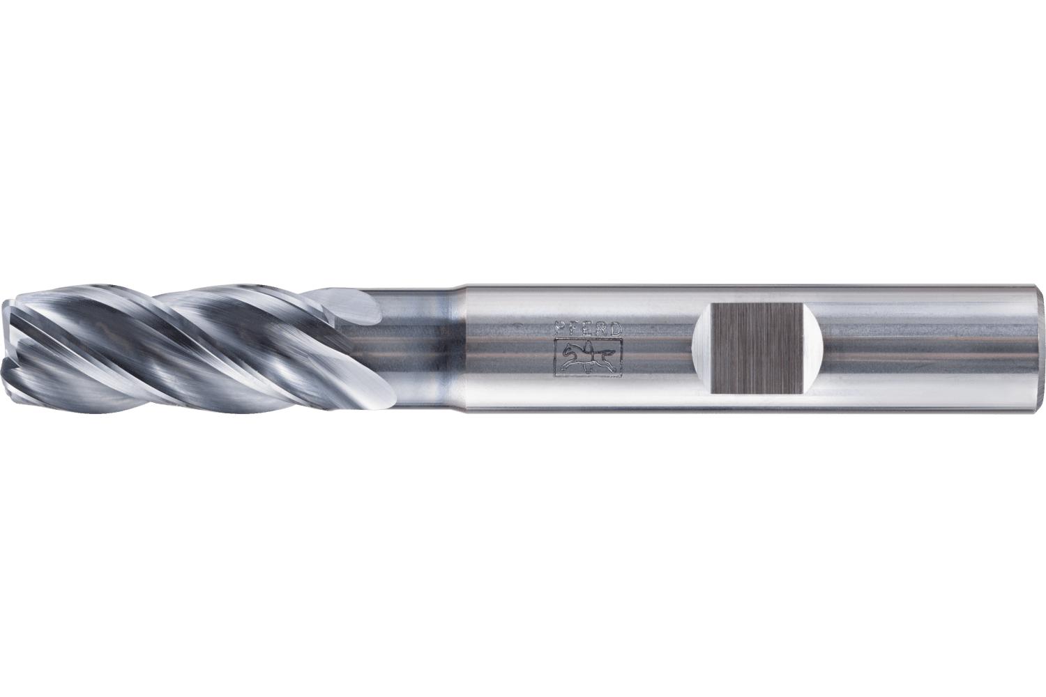 Seco Niagara Cutter 17010546 REC448 Center Cutting Long Length Single End End Mill, 1/2 in Dia Cutter, 0.025 in Corner Radius, 2 in Length of Cut, 4 Flutes, 1/2 in Dia Shank, 4 in OAL, Uncoated