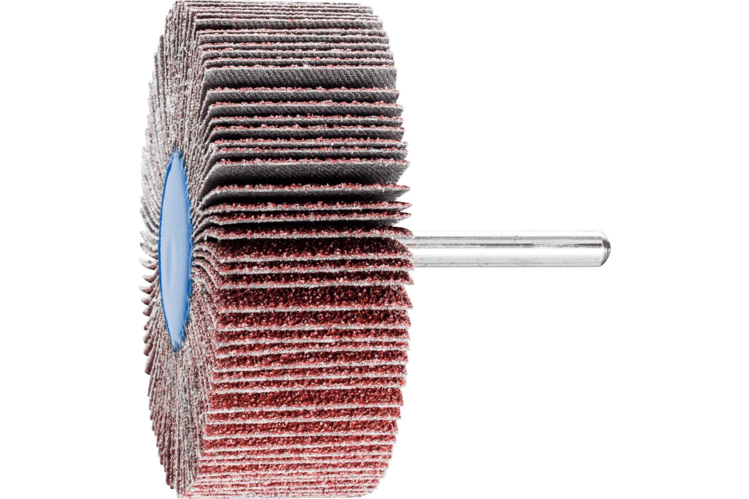 Standard Abrasives&trade; 7000122184 Small Flap Wheel, 1 in Dia Wheel, 1 in W Face, 1/4 in Dia Shank, 120 Grit, Fine Grade, Aluminum Oxide Abrasive