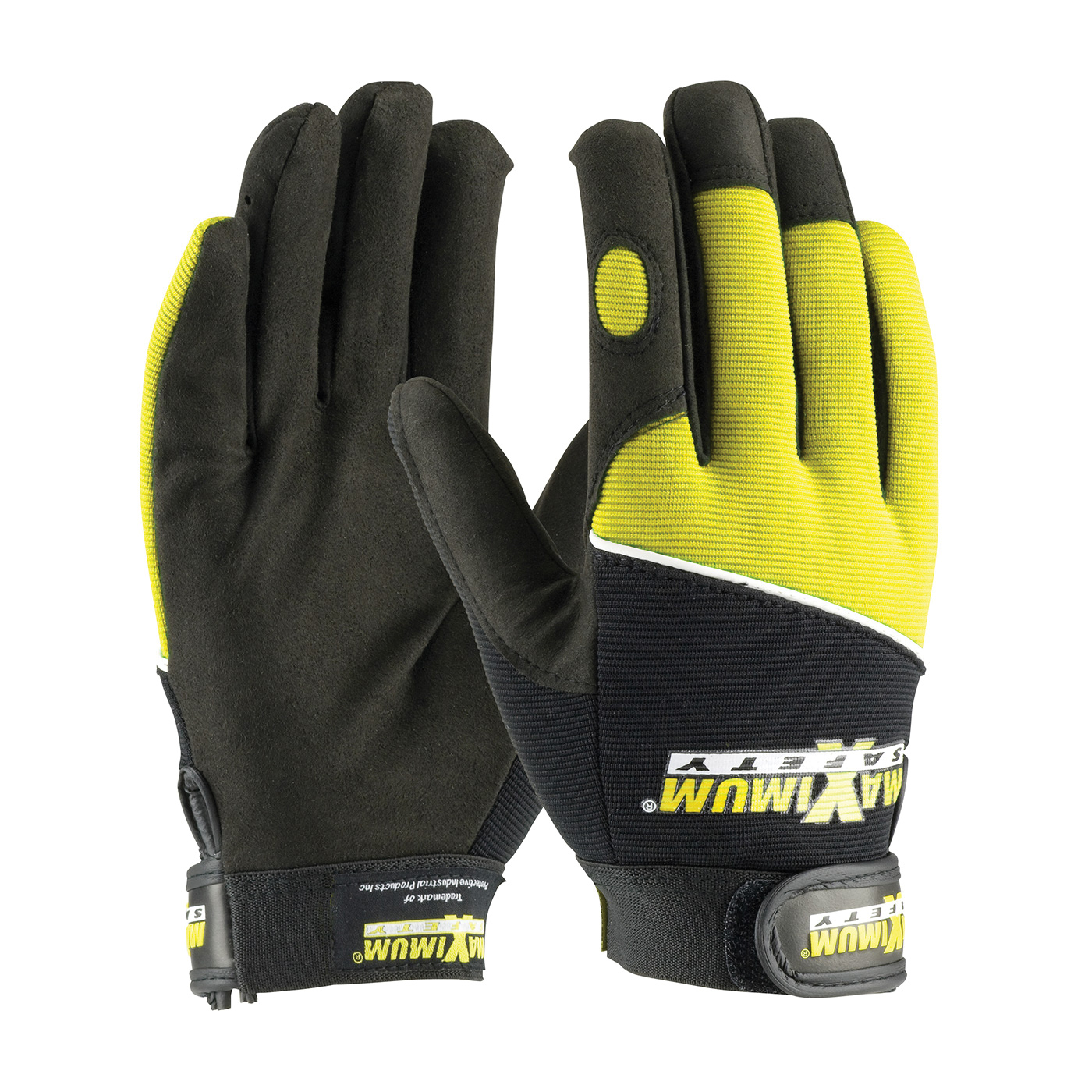 product PIP&reg; TuffMax3&trade; 120-5130/L High Performance General Purpose Gloves, Mechanic, L, Nitrile Palm, HPPE/Nitrile, Black/Green, Continuous Knit Wrist Cuff, Nitrile Coating, Resists: Abrasion, Cold, Puncture and Tear, Extended Wrist
