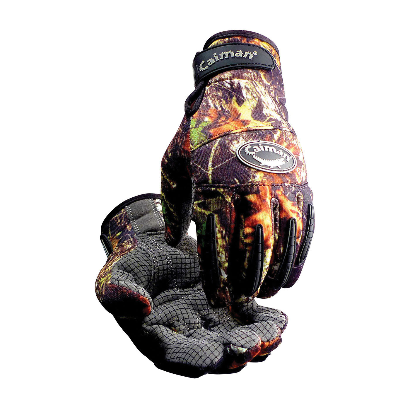 Caiman&reg; 2396-6 2396 Gloves, Cut and Sewn Style, XL, Deerskin Leather Palm, Black, Slip-On Cuff, Thermal Micro-Fiber Lining