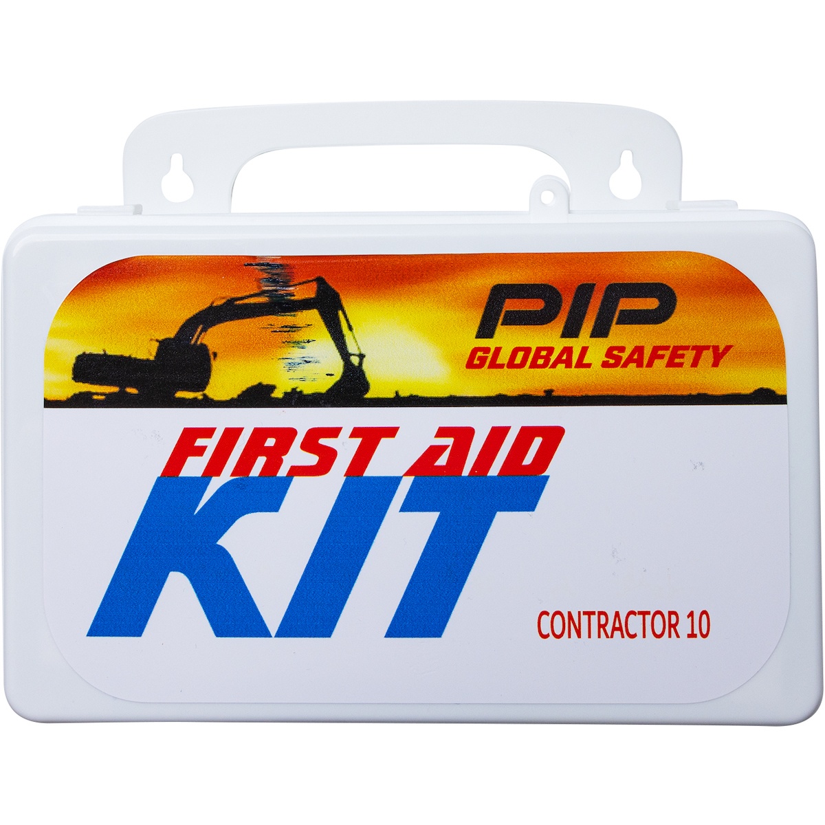 First Aid Only&reg; 224-U/FAO Bulk Portable First Aid Kit, Wall Mount, 107 Components, Metal Case, 7-1/2 in H x 10-1/2 in W x 2-1/2 in D