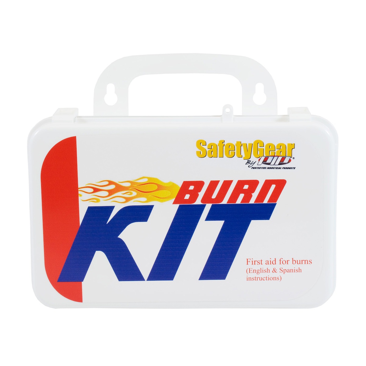 North&reg; 019713-0007L Portable Unitized First Aid Kit, Wall Mount, Metal Case, 9-7/8 in H x 9-7/8 in W x 2-7/8 in D