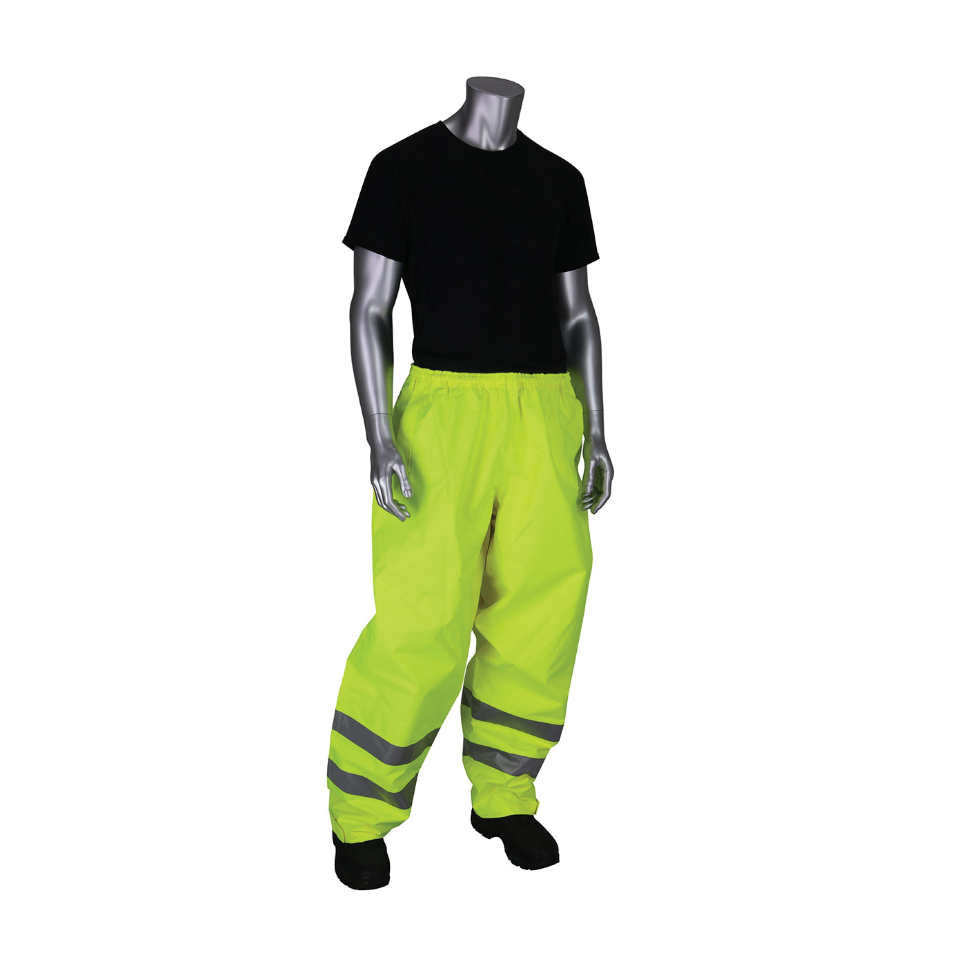 PIP&reg; FALCON&trade; Base35&trade; 201-350P/2X Premium, 52 in Waist, 33 in L Inseam, Yellow, Polyester/PVC