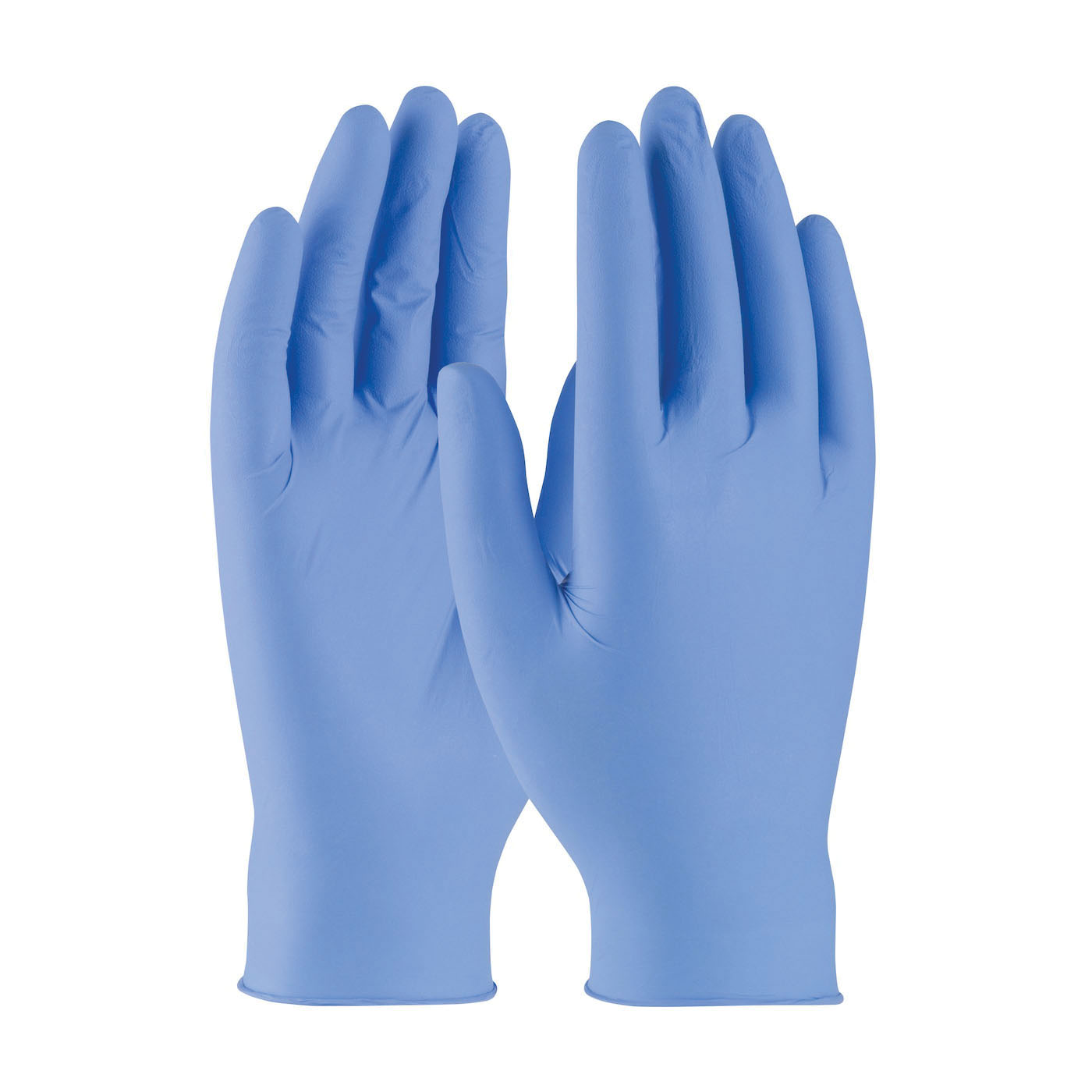 Ambi-dex&reg; Axle 63-532PF/XXL Disposable Liquidproof Gloves, 2XL, Nitrile, Blue, 9.4 in L, Powder-Free, Textured, 4 mil THK, Application Type: Industry Grade
