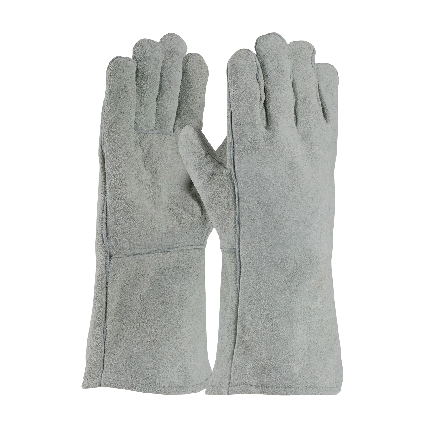 Tillman&trade; 50L 50 Series Premium Grade MIG Welding Gloves, L, Split Cowhide Leather Back/Kevlar&reg; Stitching/Split Cowhide Leather Cuff, Pearl, Fleece, Gauntlet Cuff, 14 in L