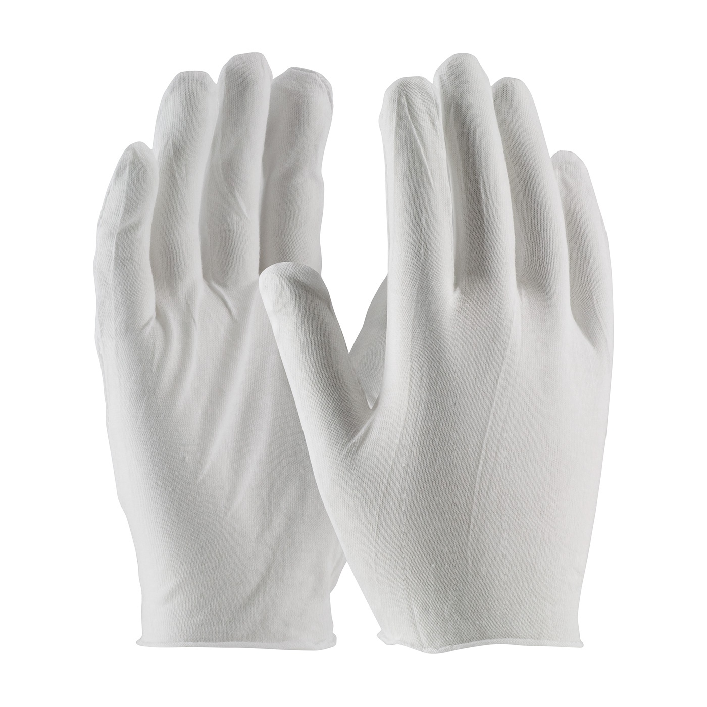 PIP&reg; CleanTeam&reg; 97-500I Lightweight Inspection Gloves, Universal, Cotton, White, Seamless Style, Paired Hand, 8.9 in L
