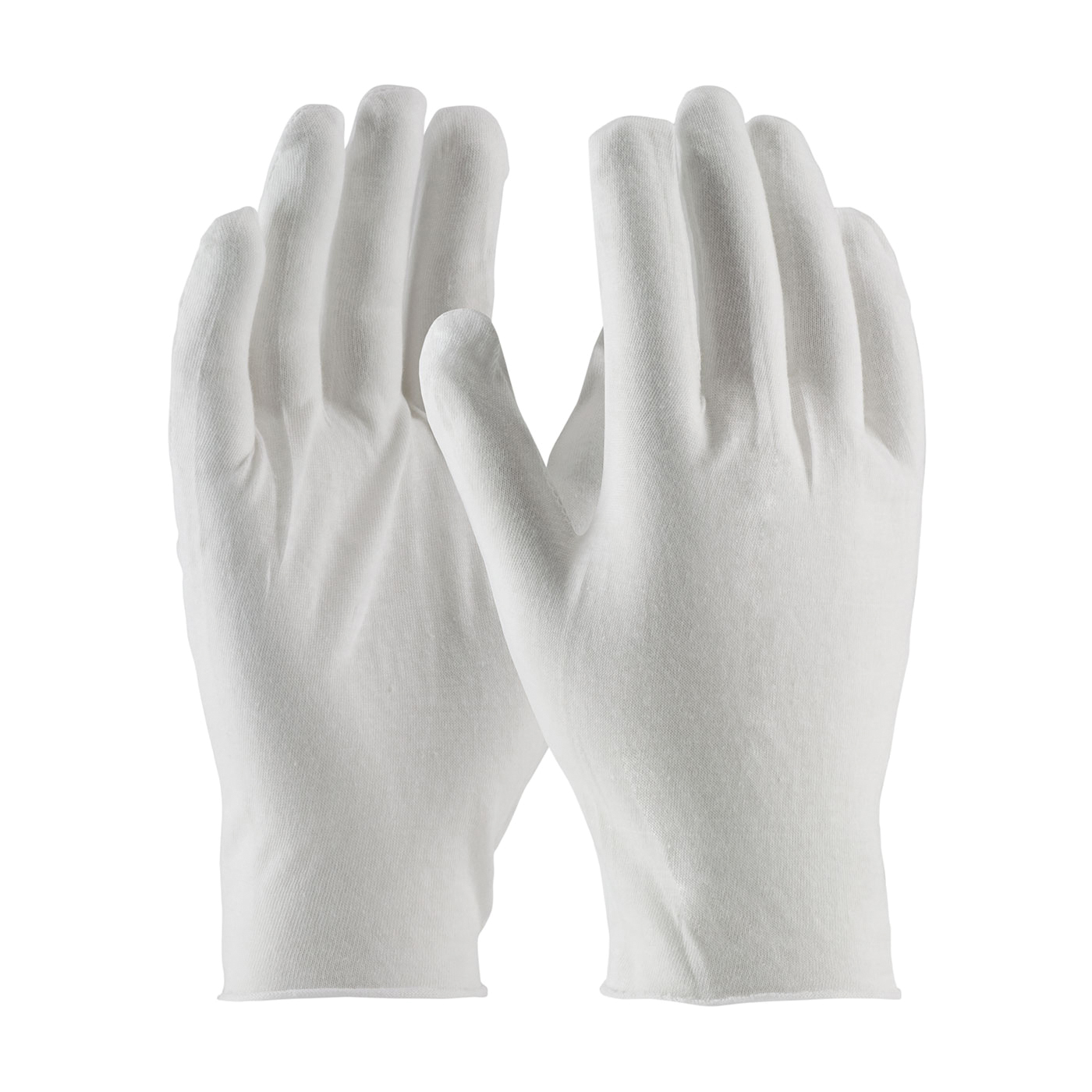 PIP&reg; CleanTeam&reg; 97-500/14I Lightweight Inspection Gloves, Universal, Cotton, White, Seamless Style, Paired Hand, 14 in L
