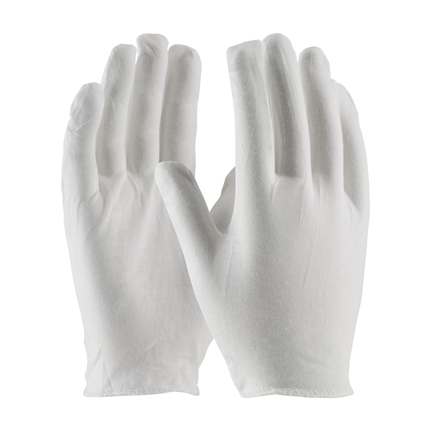 PIP&reg; CleanTeam&reg; 98-702 Lightweight Inspection Gloves, Universal, Stretch Nylon, White, Seamless Style, Paired Hand, 9 in L