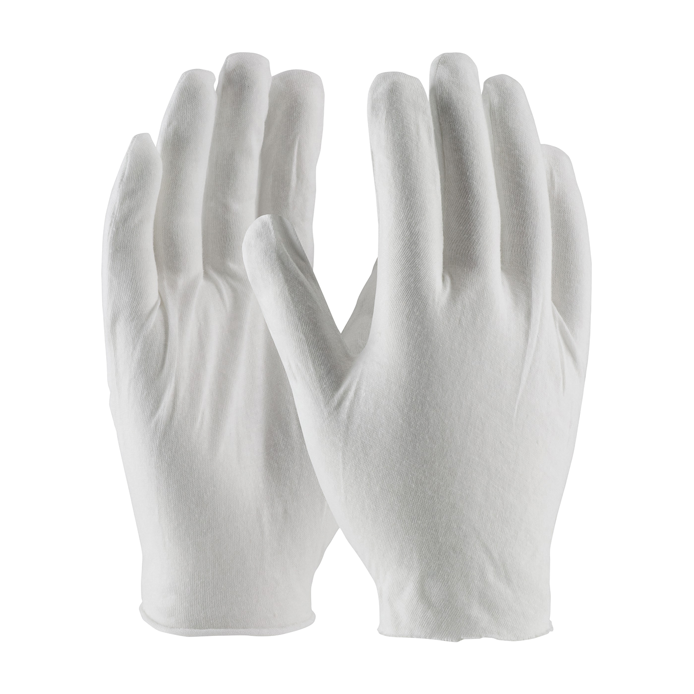 PIP&reg; CleanTeam&reg; 97-500/14I Lightweight Inspection Gloves, Universal, Cotton, White, Seamless Style, Paired Hand, 14 in L