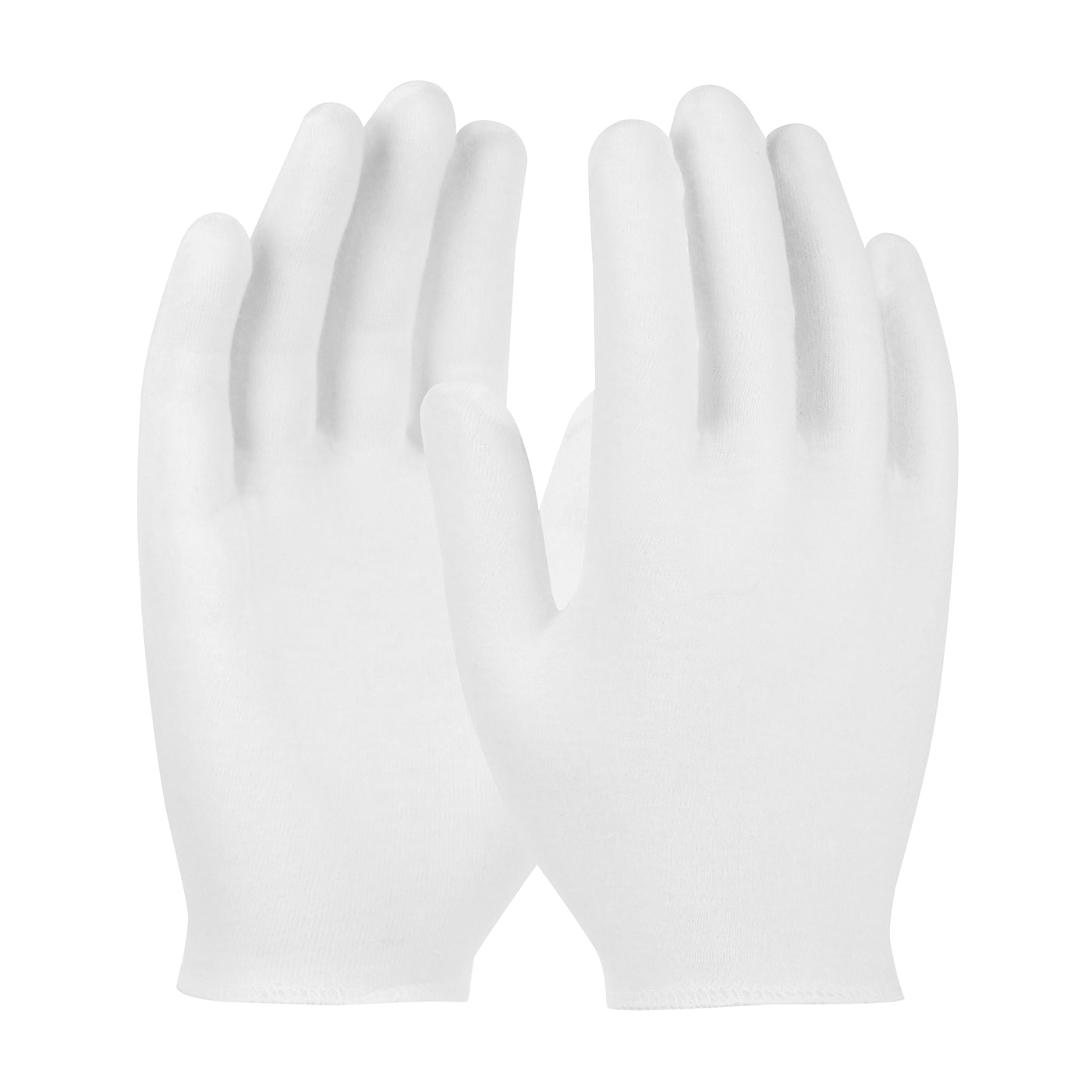 PIP&reg; CleanTeam&reg; 97-500I Lightweight Inspection Gloves, Universal, Cotton, White, Seamless Style, Paired Hand, 8.9 in L