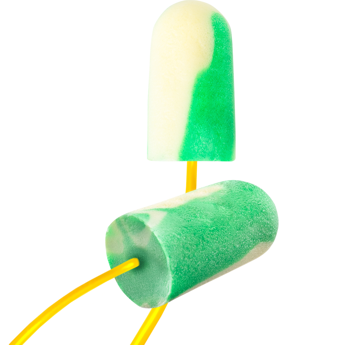 E-A-Rsoft™ 7000002306 Neons™ Corded Earplugs, 33 dB Noise Reduction, Tapered Shape, CSA Class AL, Disposable, Corded Design