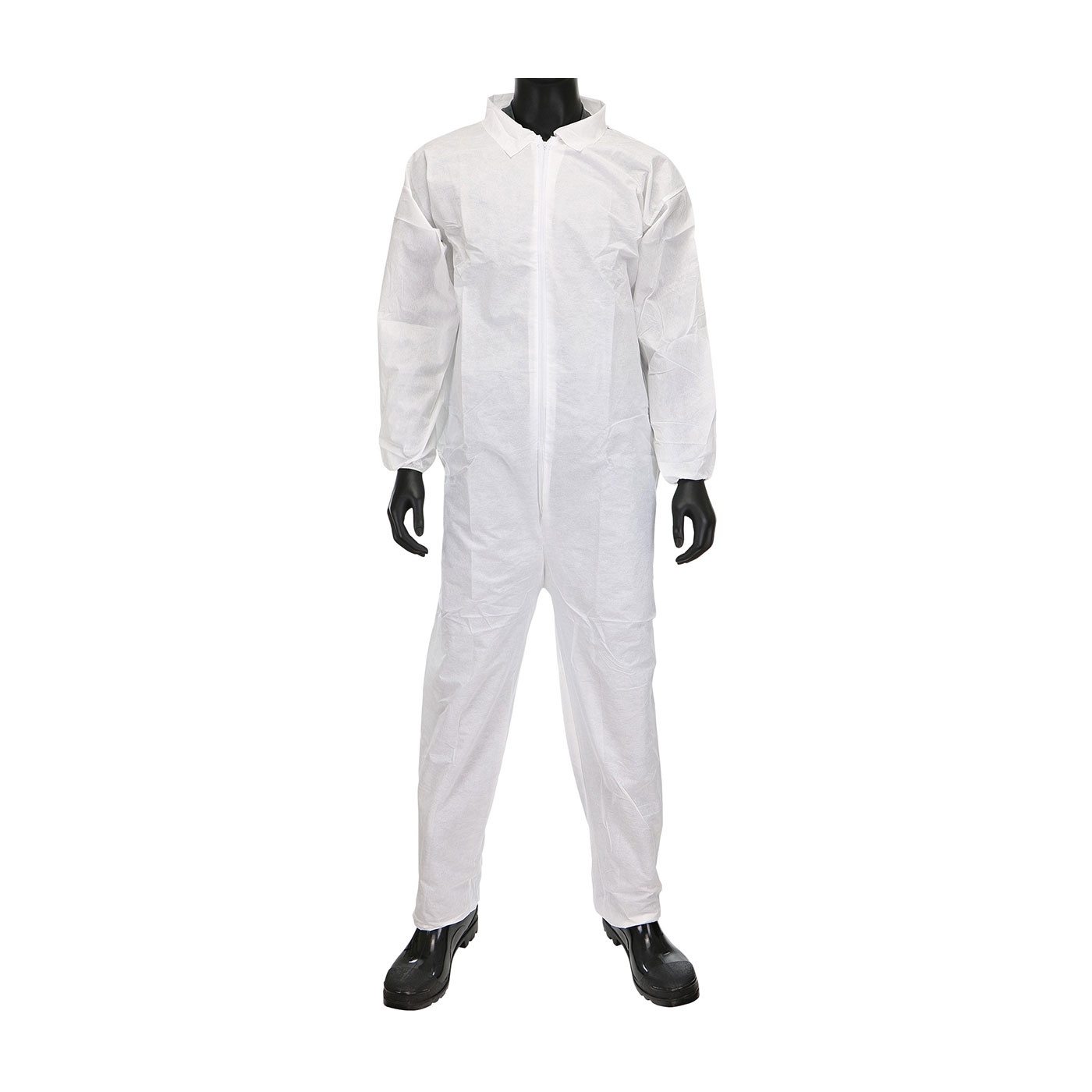KleenGuard&trade; 46117 A30 Breathable Disposable Coverall, 4XL, White, SMS Fabric, 32-3/4 in Chest, 42 in L Inseam