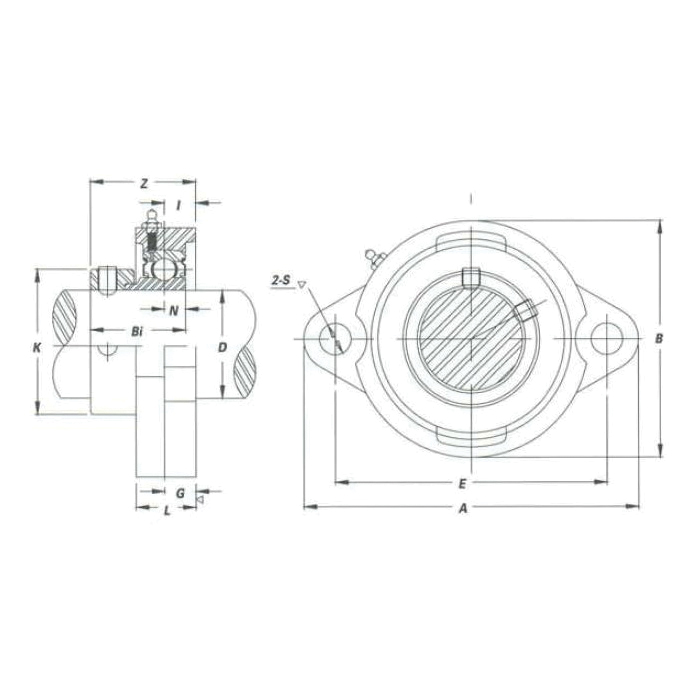 IPTCI Bearings SALF 206 20 G IPTSALF206-20G