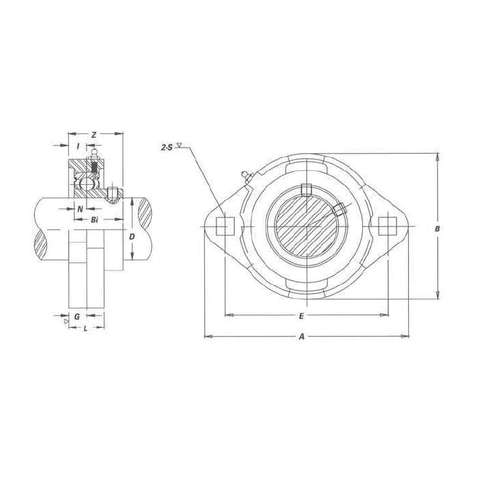 IPTCI Bearings SBLF 204 12 G H4 IPTSBLF204-12GH4