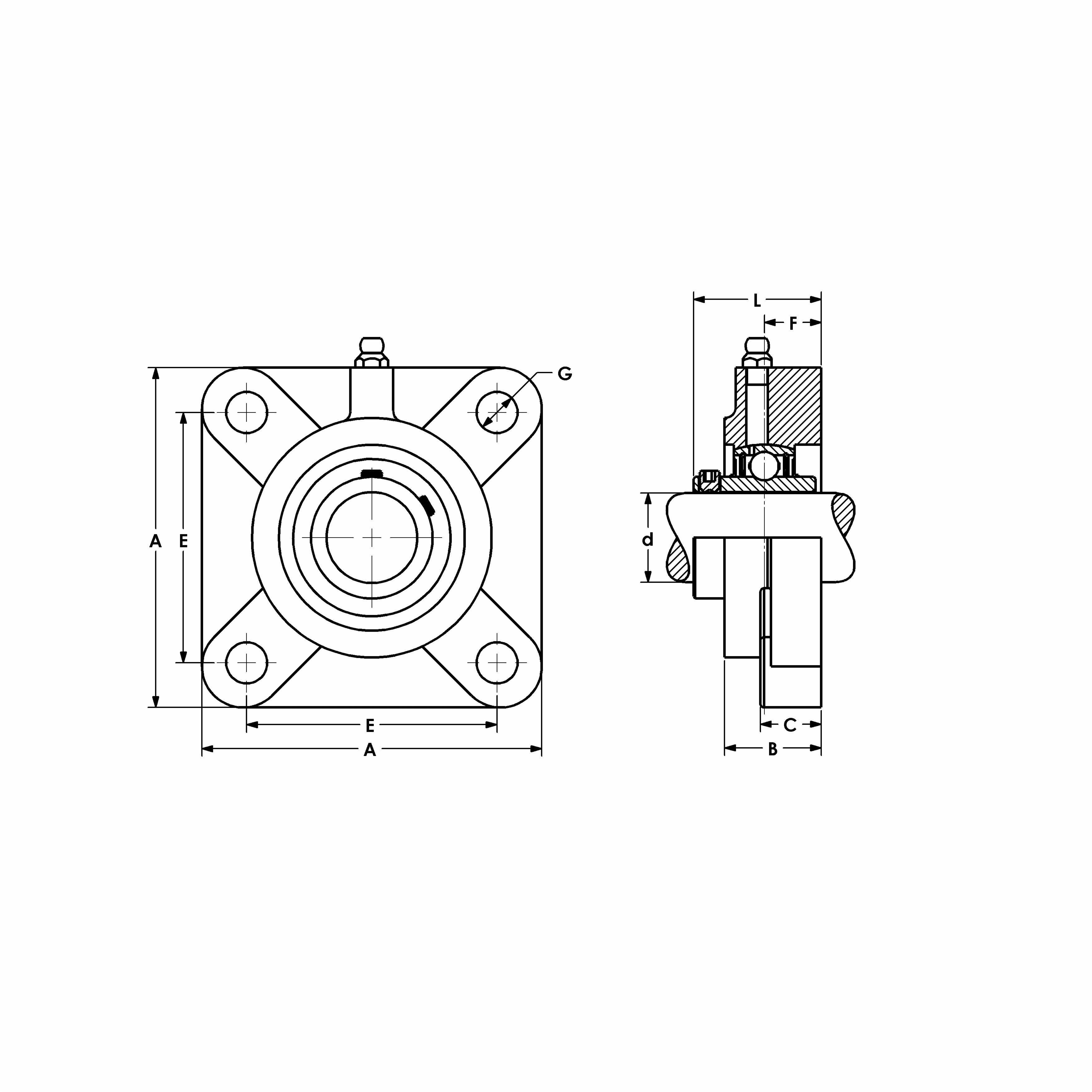 IPTCI Bearings SUCSF206-20 IPTSUCSF206-20