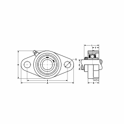 IPTCI Bearings SUCSFL210-31 IPTSUCSFL210-31