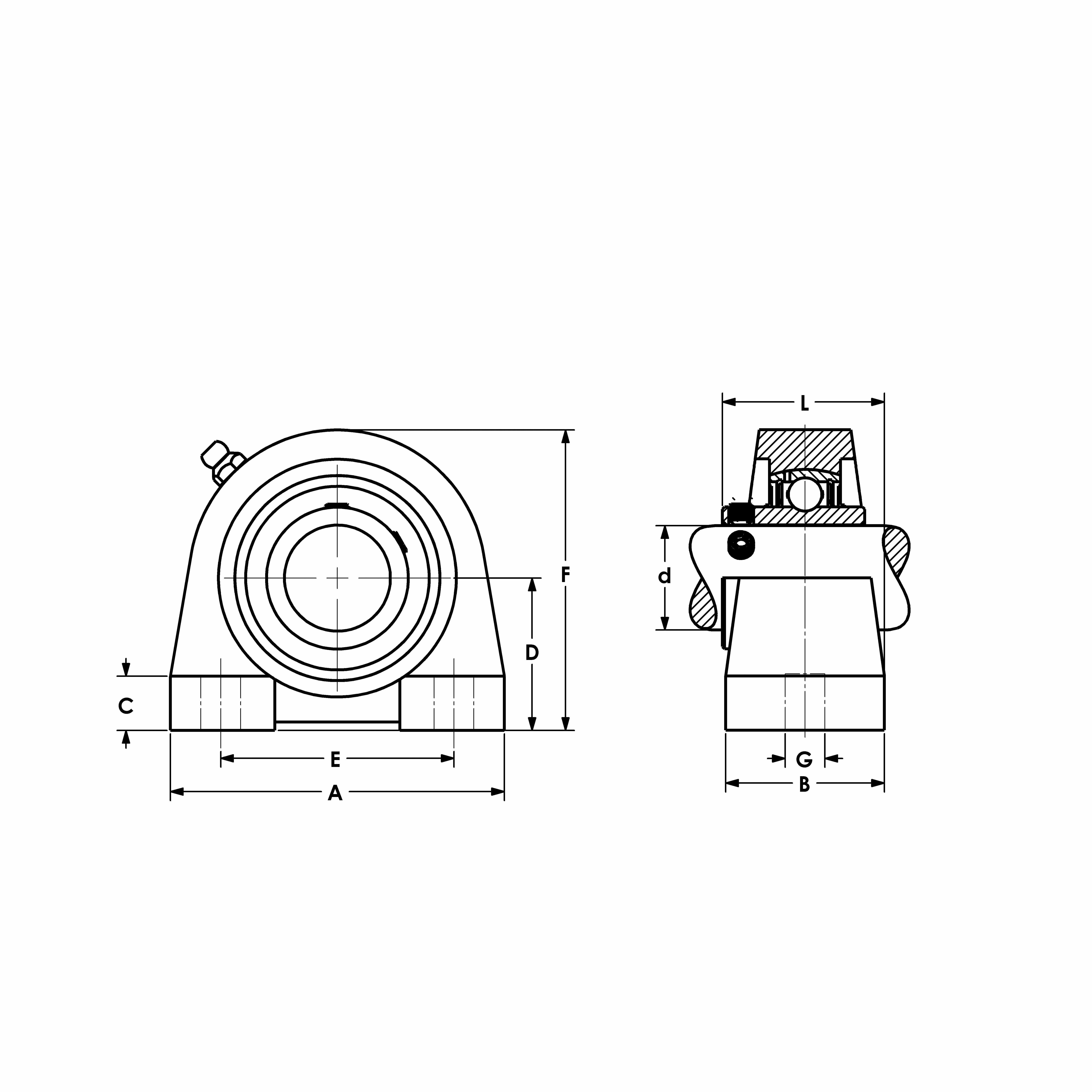IPTCI Bearings UCPA204-20MM IPTUCPA204-20MM