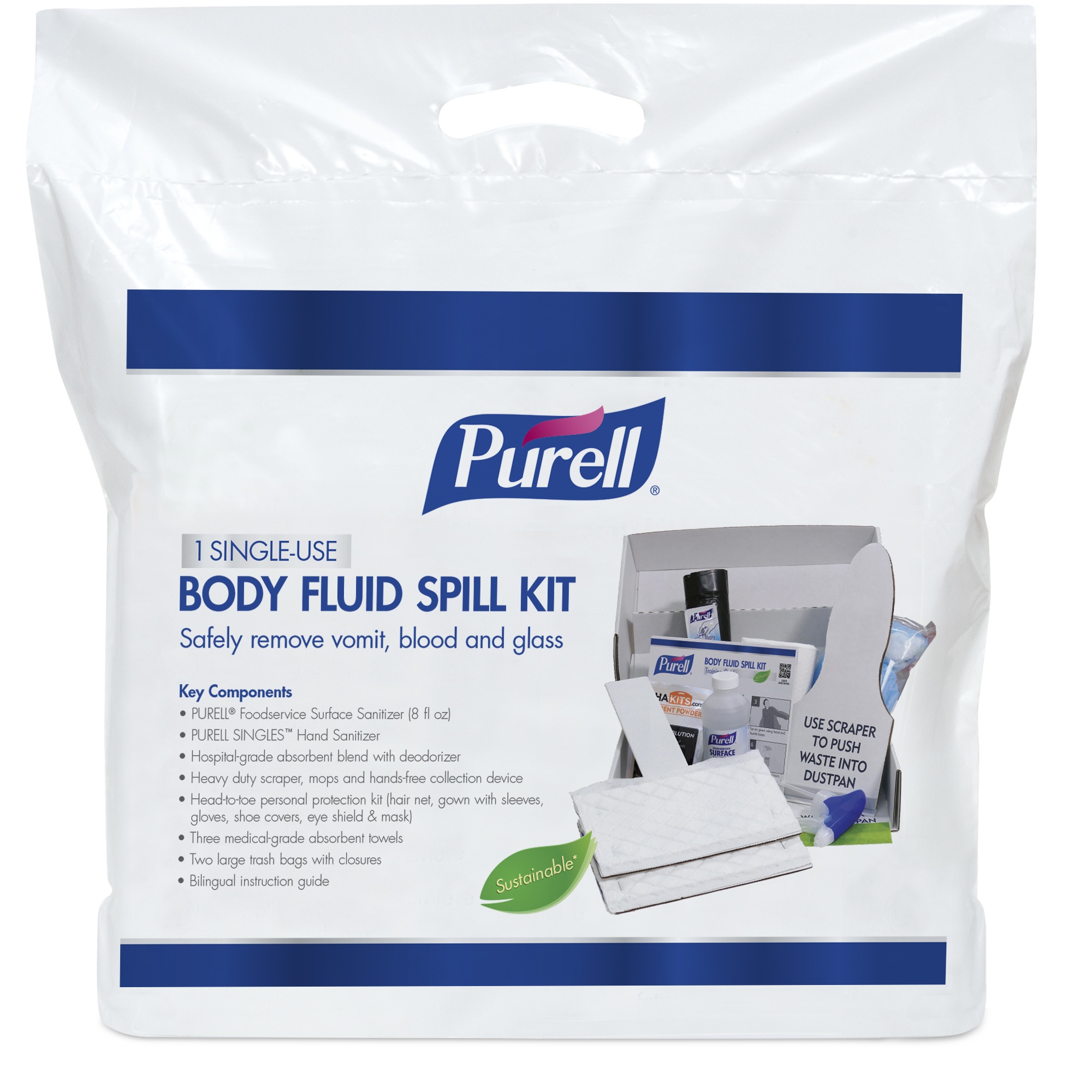 SPC&reg; AllWik&reg; SKA-BKTBASE Base Neutralizing Spill Kit, 6.5 gal Bucket, Fluids Absorbed: Chemical