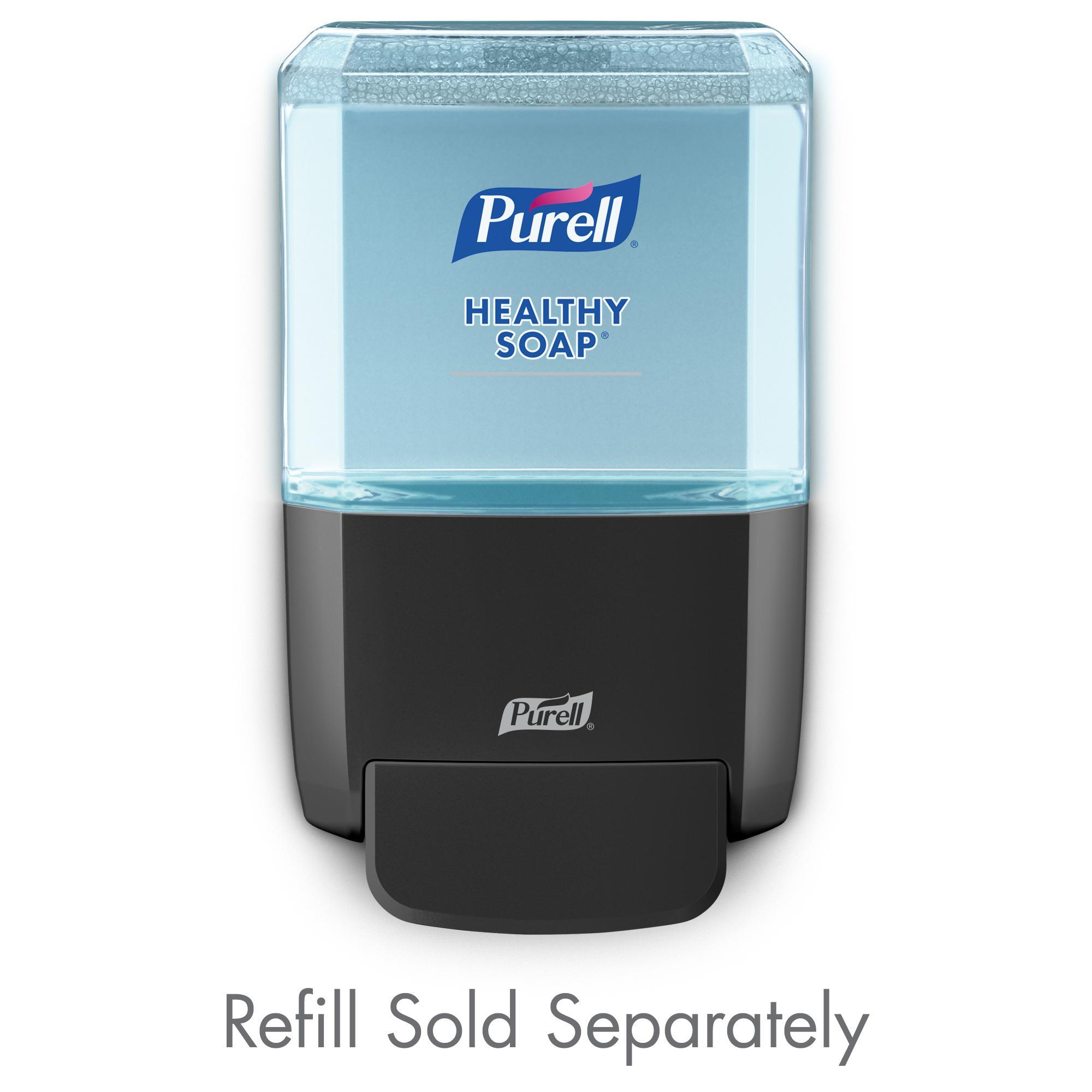 PURELL® 7518-DS-SLV CS8 Touch-Free Panel Floor Dispenser Stand, 1200 mL Capacity, 16.62 in OAL, Floor Mount