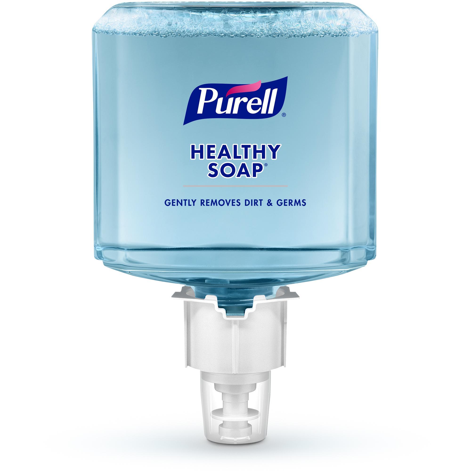 PURELL&reg; 3659-12 Hand Sanitizer, 12 fl-oz Nominal, Bottle Package, Gel Form, Fruity/Odorless Odor/Scent, Clear/Light Blue