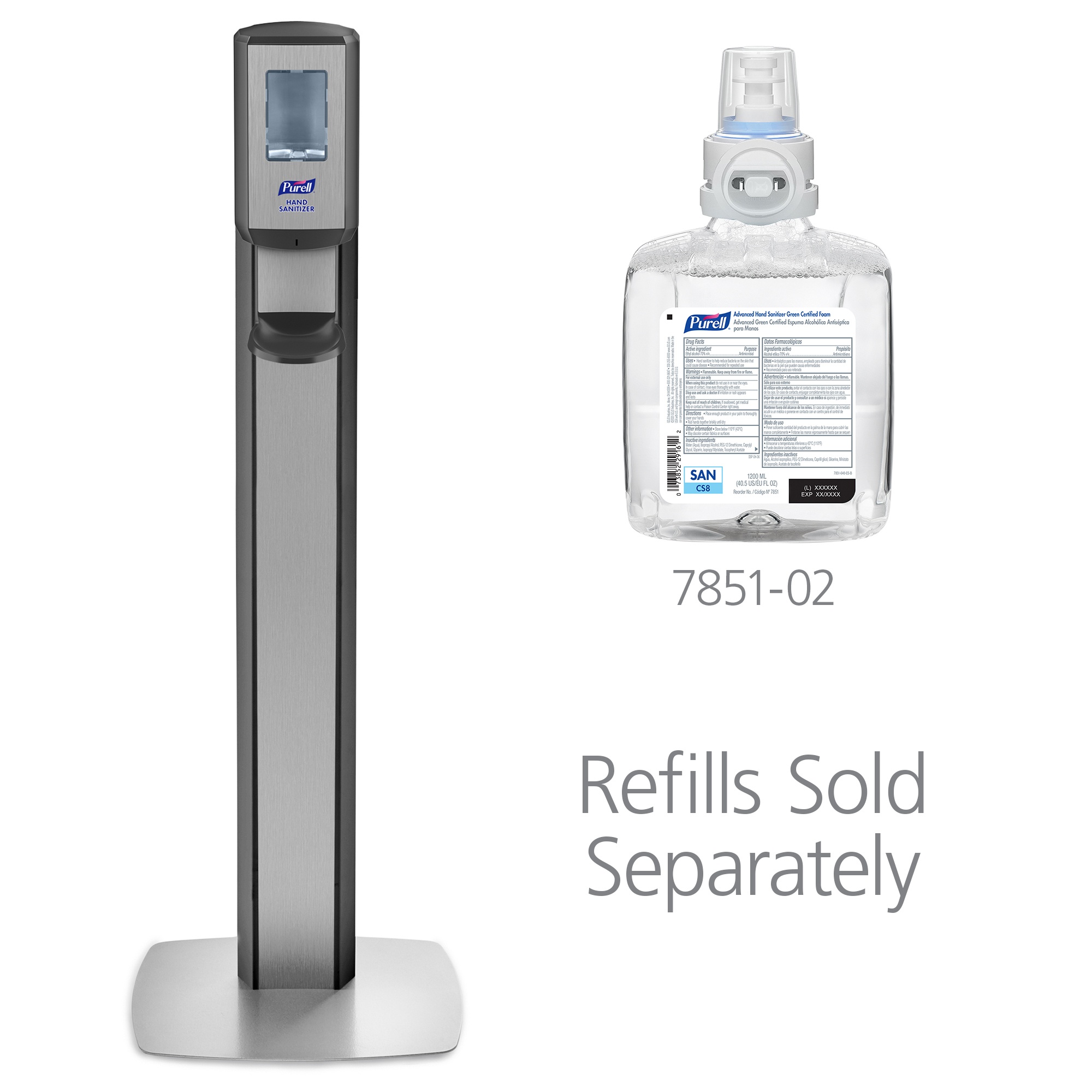 Purell&reg; 7518-DS-SLV GOJ 7518-DS-SLV