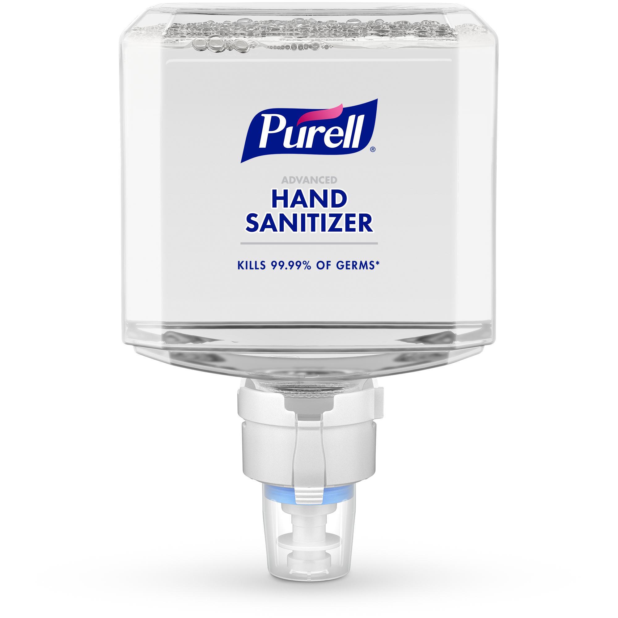 PURELL® LTX-12™ 1904-02 LTX-12™ Hand Sanitizer, 1200 mL Nominal, Dispenser Refill Package, Foam Form, Odorless/Dye Free Odor/Scent, Clear