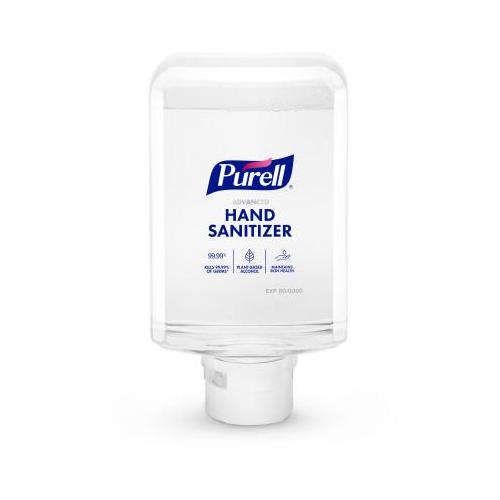 PURELL&reg; 3659-12 Hand Sanitizer, 12 fl-oz Nominal, Bottle Package, Gel Form, Fruity/Odorless Odor/Scent, Clear/Light Blue