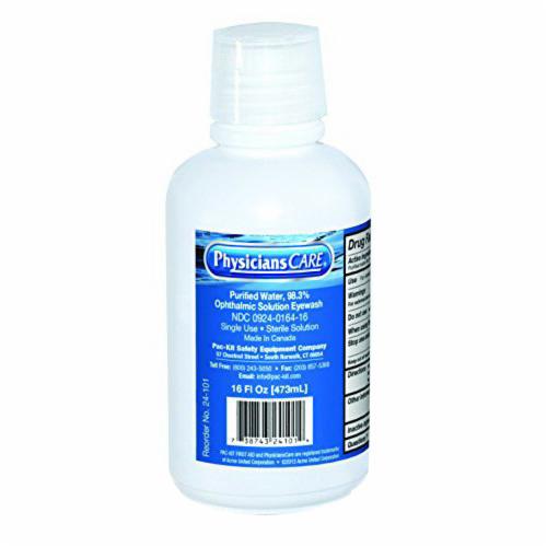 product First Aid Only® 7-008 Eyewash Solution, 1 oz Container Bottle Container, For Use With First Aid Kit, ANSI 2015 Class B