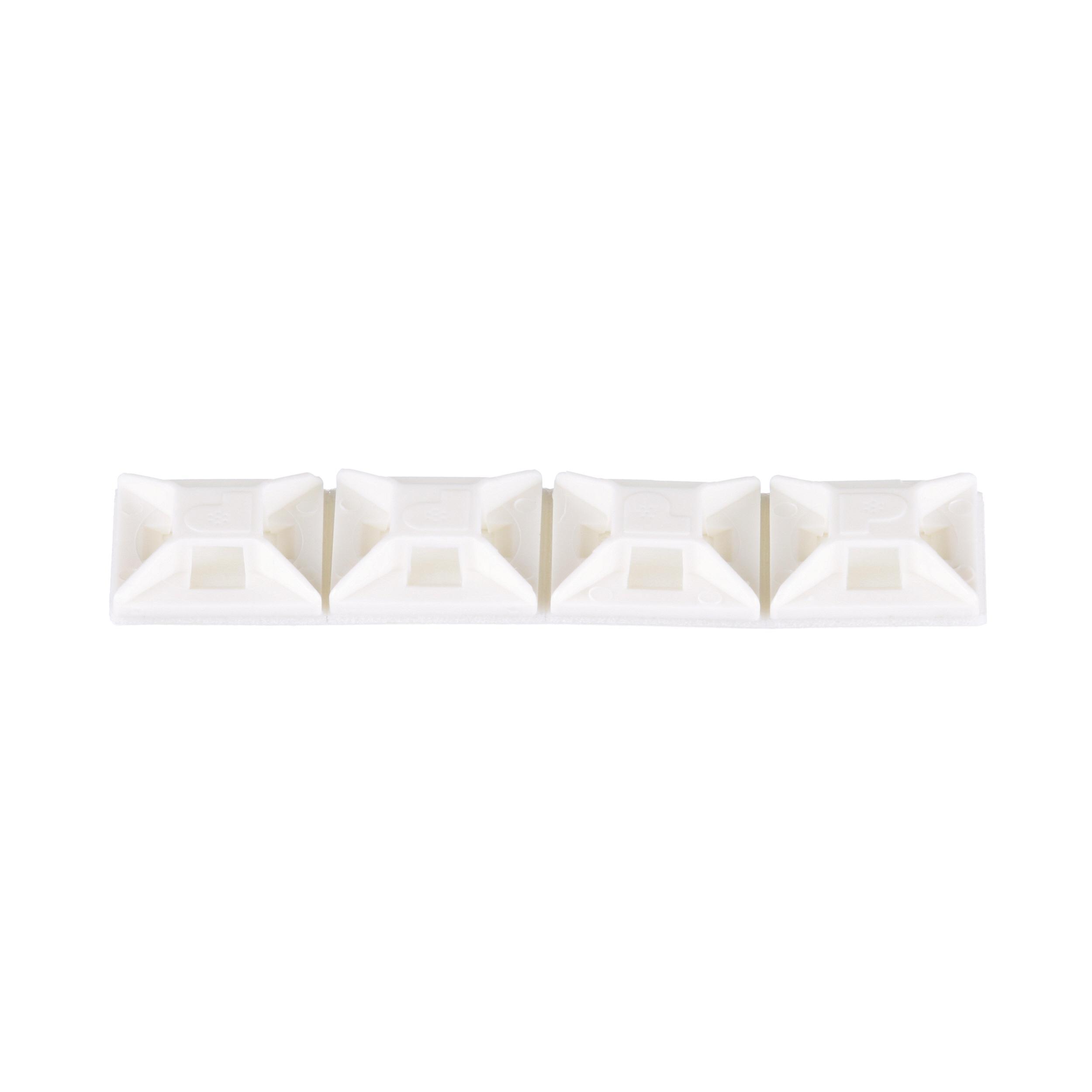 Panduit® TM3S10-C39 Cable Tie Mount, Threaded Mount, Nylon 6.6/Polypropylene, Natural