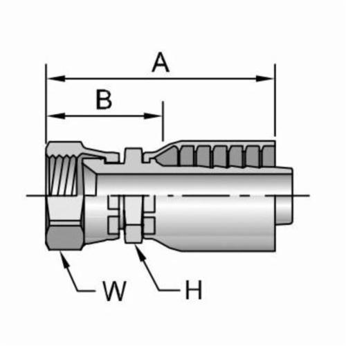 Parker® 10643-4-4 PRK 10643-4-4