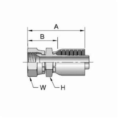 Parker® 1MU43-6-6 PRK 1MU43-6-6