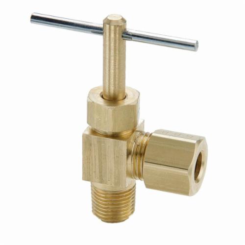 Parker® NV104C-4-4 VALVE NDL 1/4IN PIN HDL 150PSI BRS