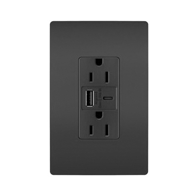 Pass & Seymour&reg; R26USBAC6BK