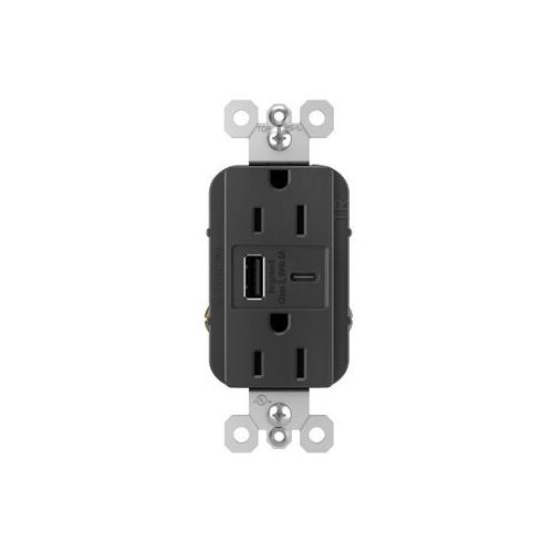 Pass & Seymour&reg; R26USBAC6BK