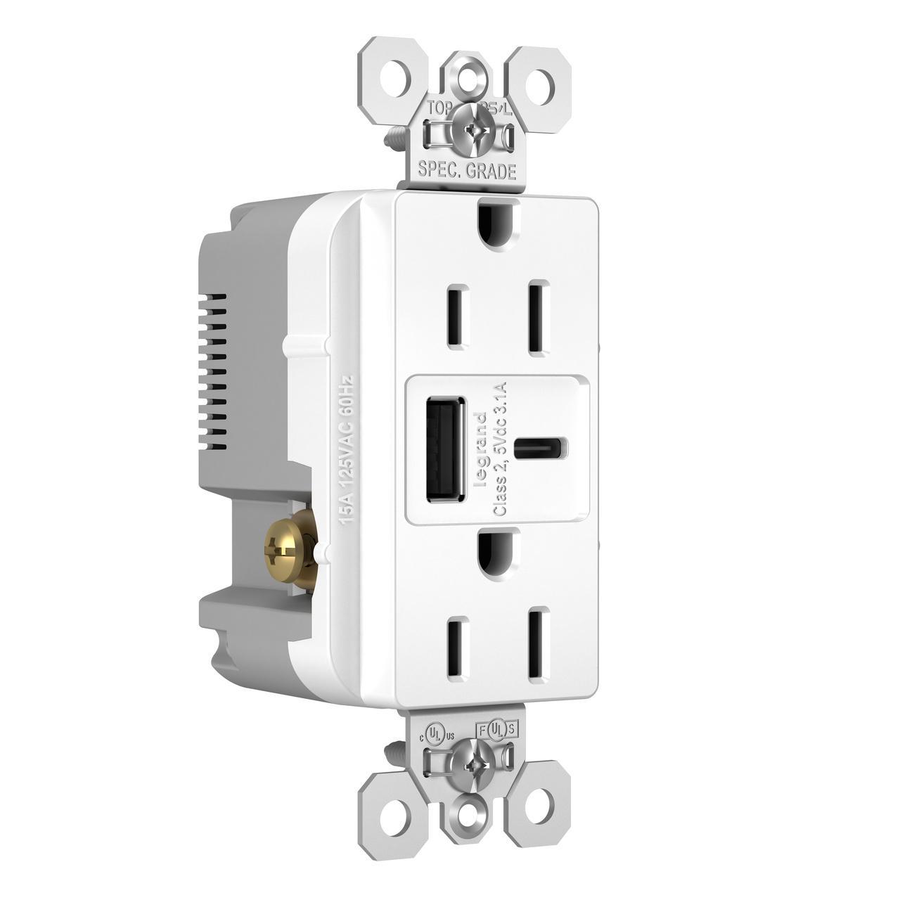 Pass & Seymour&reg; TR15USBACW