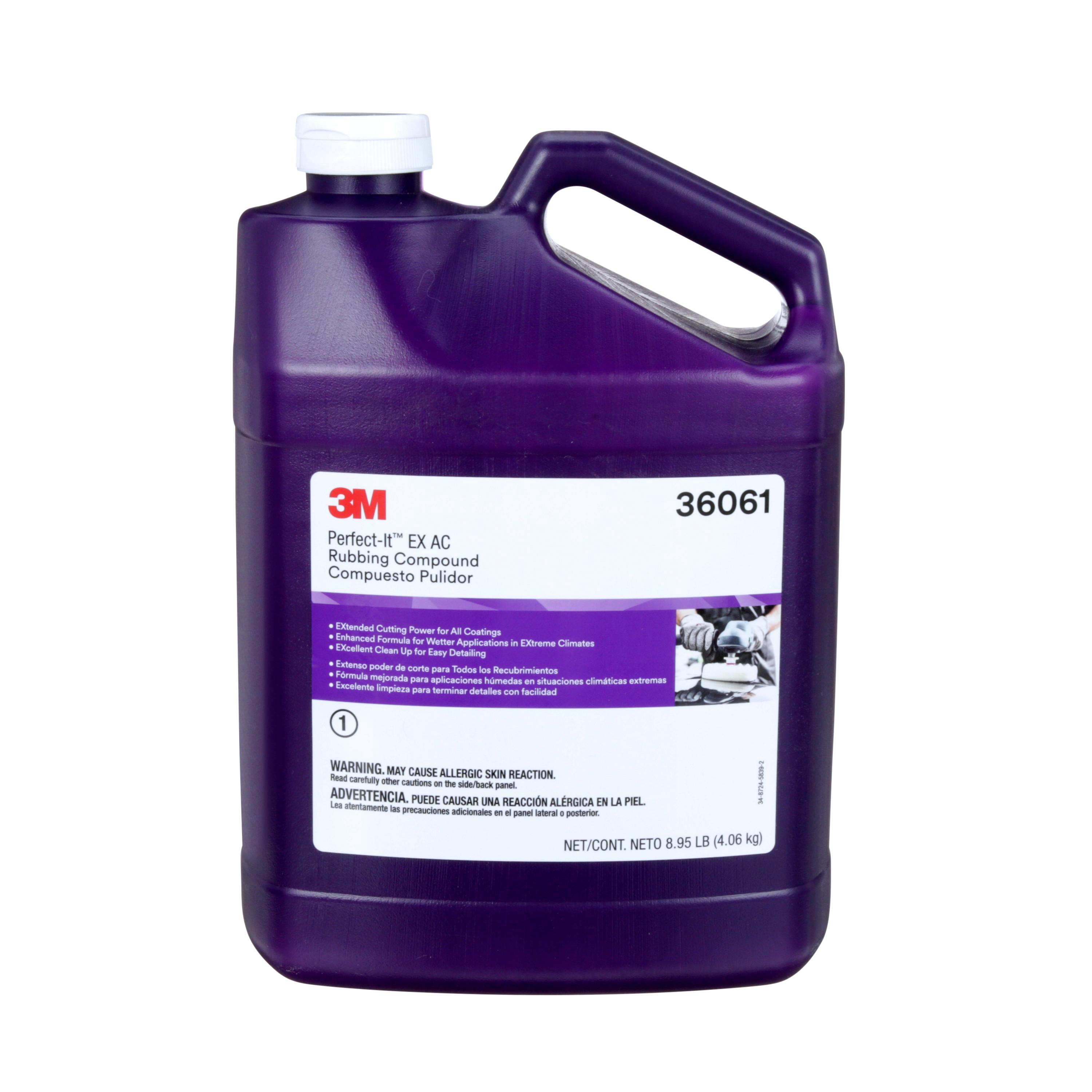 product 3M™ Perfect-It™ EX Ultrafine Machine Polish, 06068, 1 qt (32 fl oz/946 mL), 6 per case