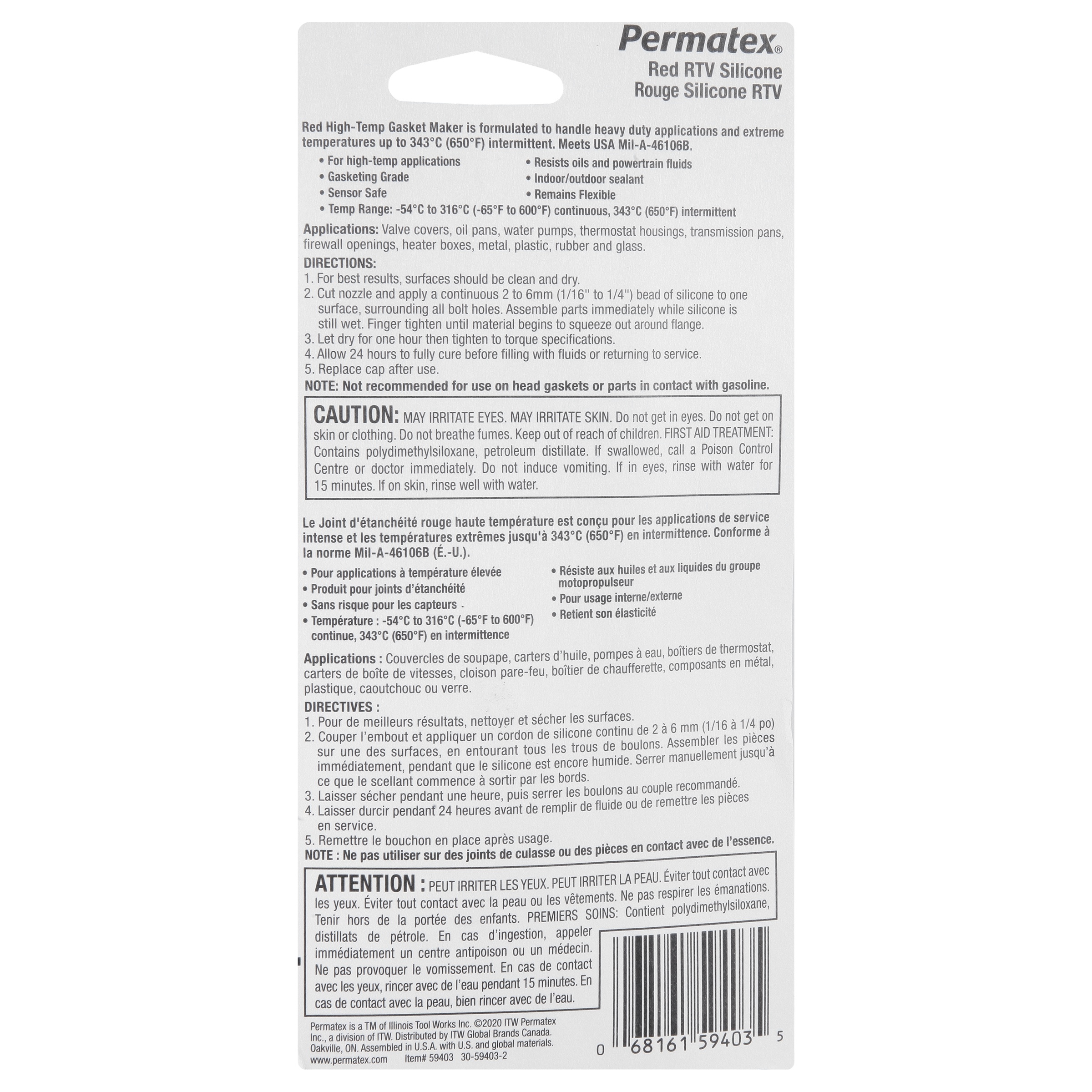 Permatex&reg; 81160 MMS 81160