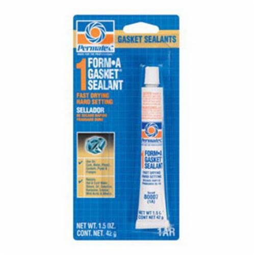 Permatex&reg; 80007 Form-A-Gasket&reg; #1 Fast Dry Rigid Cure Gasket Sealant, 1.5 oz Tube