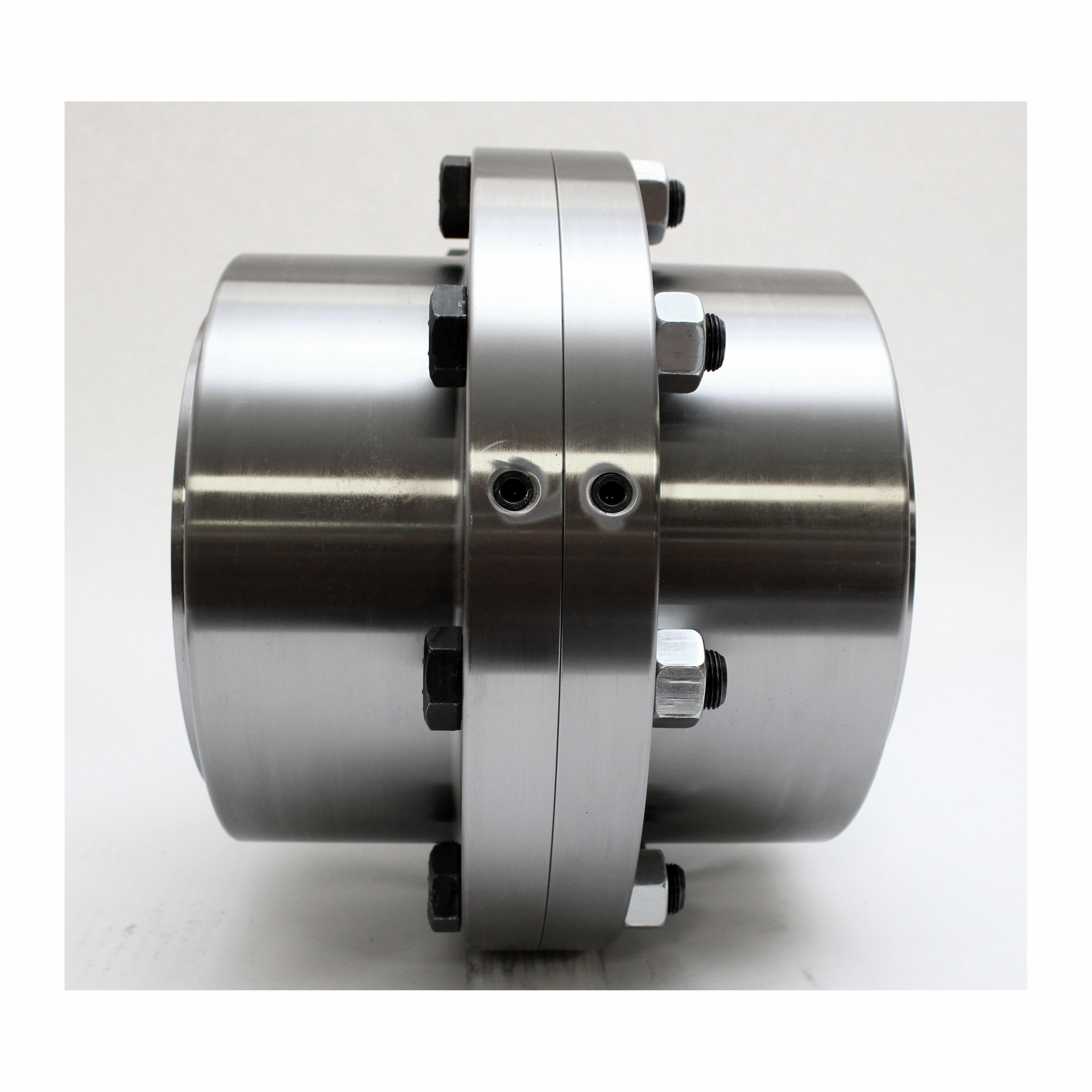 Powertork&reg; 010045 F Series Flange Type Exposed Bolt Rough Stock Pilot Bore Full Flex Gear Coupling, 6 in Max Dia Bore, 13.63 in OD, 10.94 in OAL, 315 in-lb Torque, 5160 rpm Max