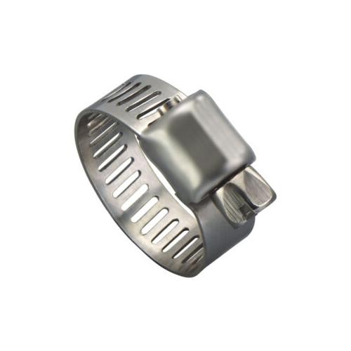 Precision Brand® 33030 Miniature Hose Clamp, 5/16 to 7/8 in Clamping, Stainless Steel Band
