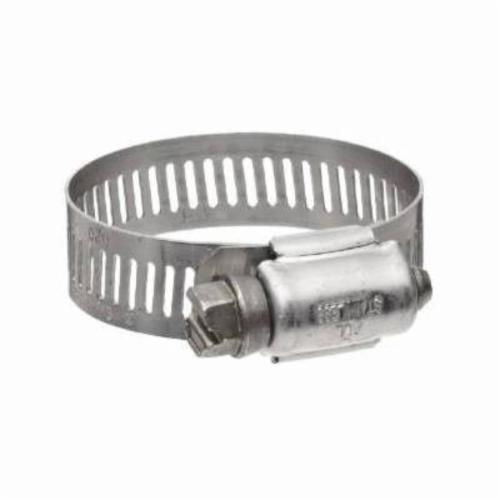 Precision Brand® B6HS B-HS Standard Hose Clamp, 3/8 to 7/8 in Clamping, Stainless Steel Band, Stainless Steel Bolt, Plain