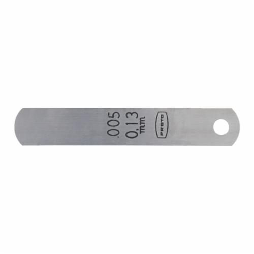 product Starrett® 666-1 Straight Leave Thickness Gage With Dispenser Case, 25 ft L x 1/2 in W x 0.001 in THK, Tempered Steel