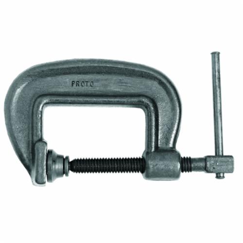 product Irwin® Quick-Grip® 225102ZR 100 Series Regular Duty Standard Throat C-Clamp, 2 in Jaw, 1-5/16 in D Throat, 2 in Clamping, 0 to 2 in Jaw Opening, 3/8 in Dia Screw