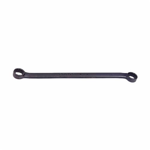 Proto&reg; J1185M-A Reversible Box End Wrench, 15 x 17 mm Wrench, 12 Points, 25 deg Offset, 199 mm OAL, Steel, Full Polished
