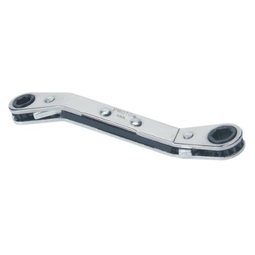 Proto&reg; TorquePlus&trade; J1139 Box End Wrench, 3/4 x 7/8 in Wrench, 12 Points, 15 deg Offset, 13-1/8 in OAL, Alloy Steel, Full Polished, ASME B107.100, AS954E S3.8.1