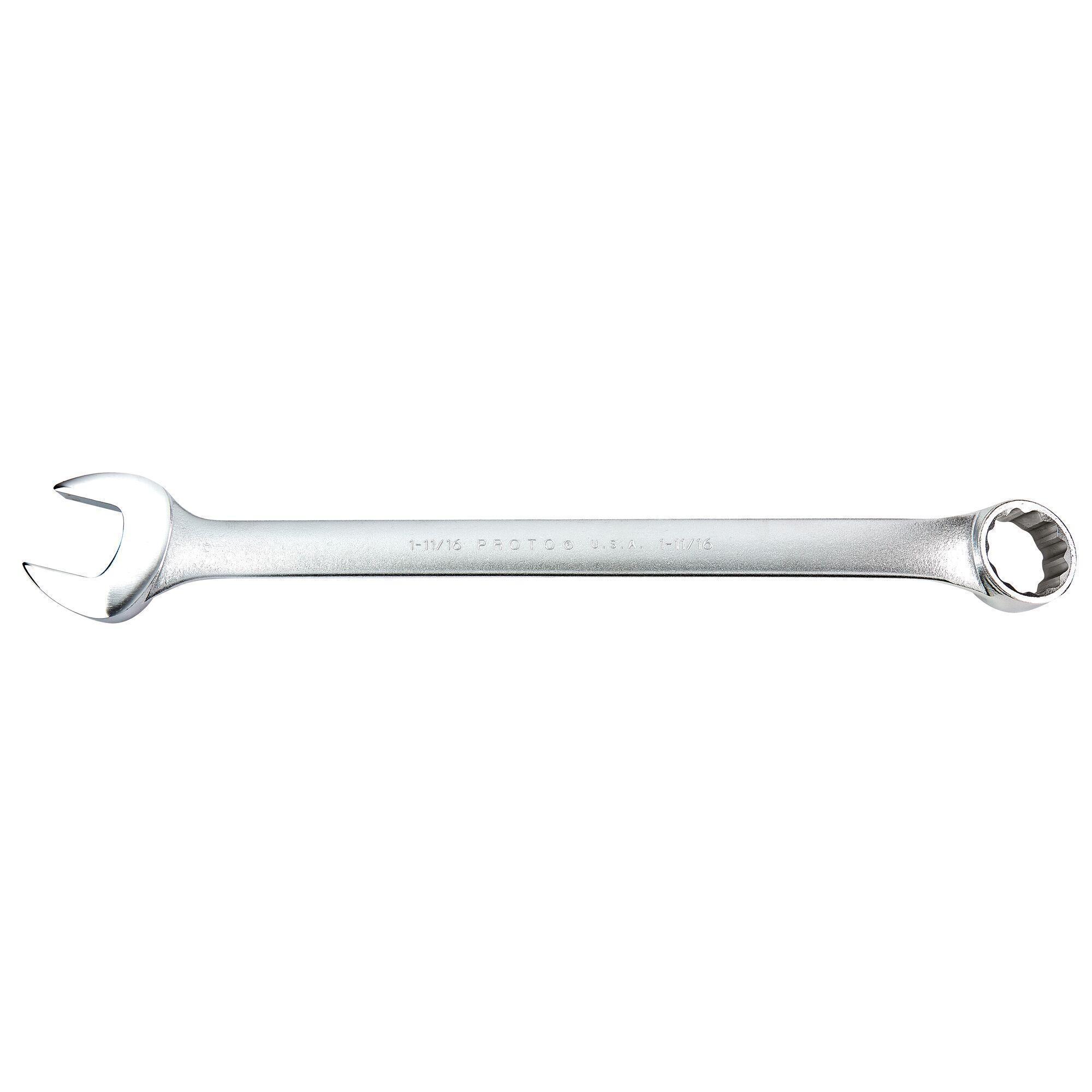 product Proto&reg; TorquePlus&trade; J1222MASD Anti-Slip Design Combination Wrench, Metric, 22 mm, 12 Points, 15 deg Offset, 12 in OAL, Alloy Steel, Satin, ASME B107.100, ANSI B107.9